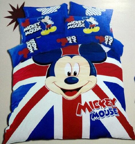 Mickey Mouse Bedding Set cartoon Kids Bed Clothes Covers Type B